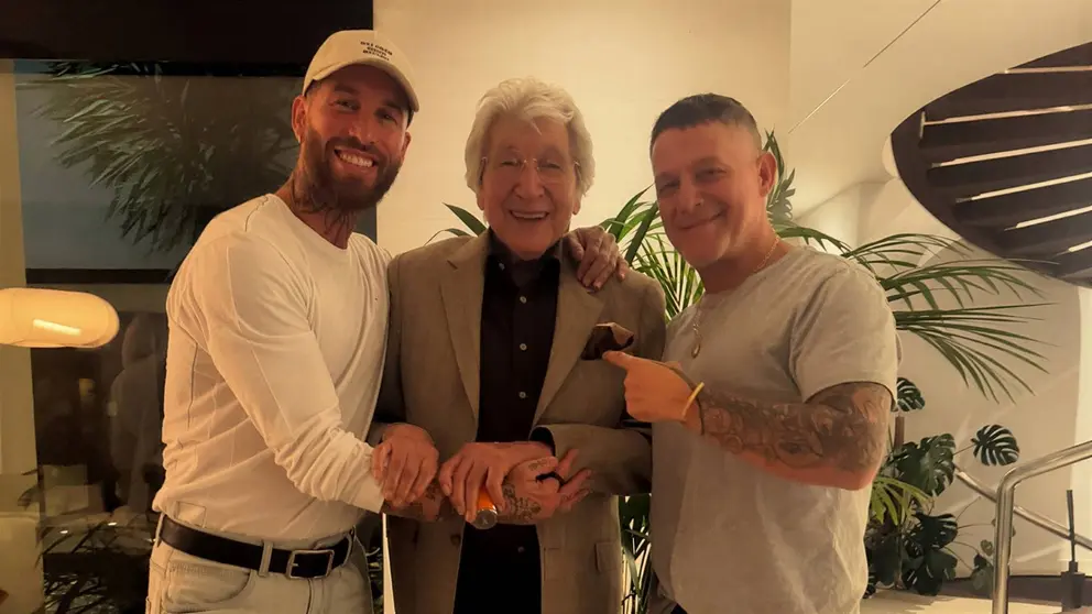 Sergio Ramos, Manuel Alejandro y Alejandro Sanz (2)