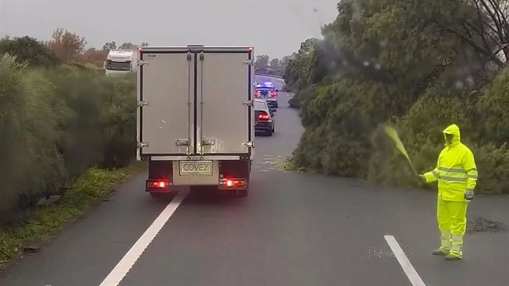 Cortes de tr&aacute;fico en la autopista AP-4