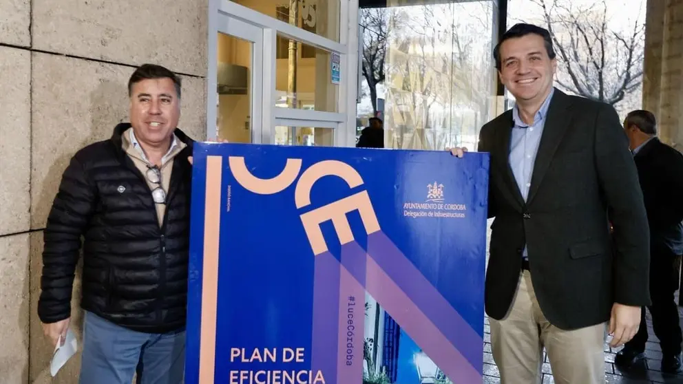 Jos&eacute; Mar&iacute;a Bellido, junto a Miguel Ruiz Madruga