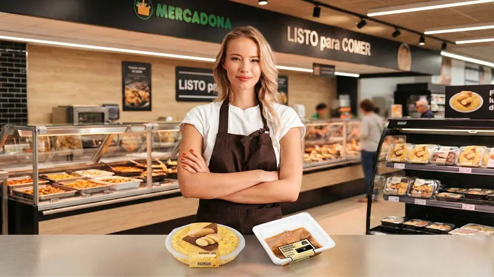 Secci&oacute;n de listo para comer de Mercadona