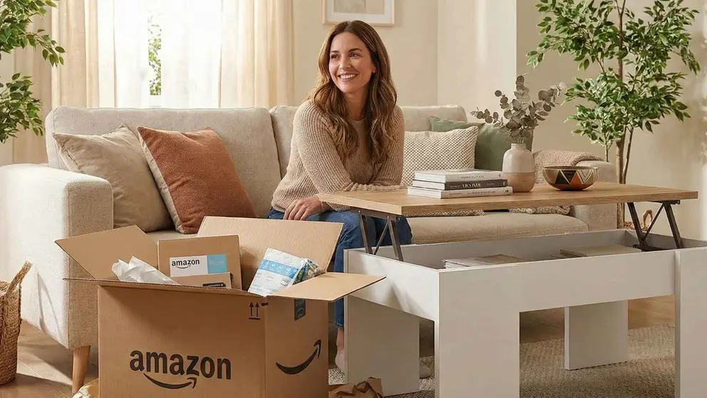 Mesa de elevable, DUEHOME en Amazon