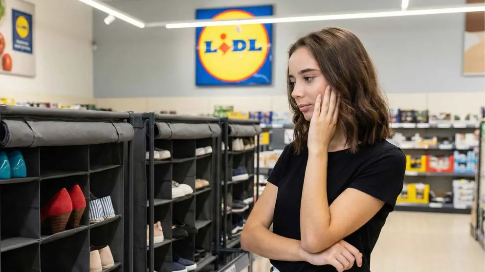 Los zapateros de Lidl consiguen almacenar una gran cantidad de zapatillas, ocupando poco espacio y costando poco dinero