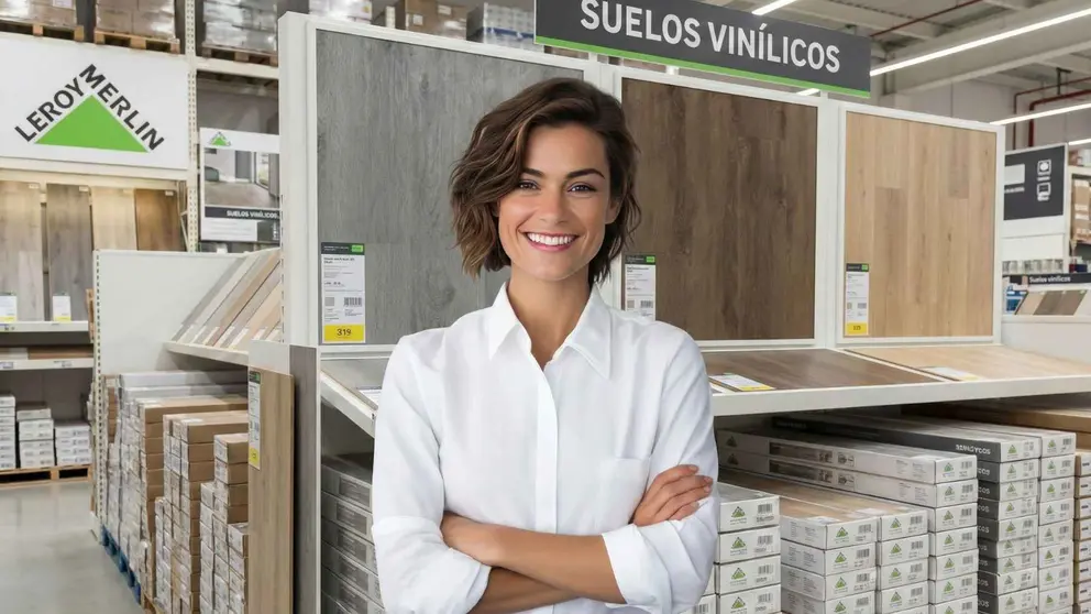 Suelos vin&iacute;licos rebajados en Leroy Merlin
