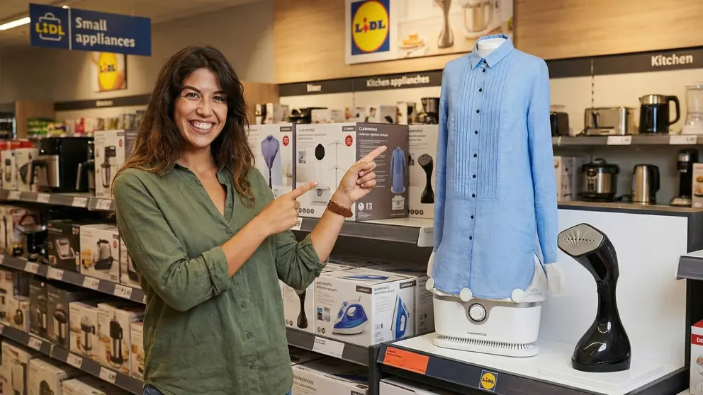 Los dispositivos de Lidl para quienes quieren ropa sin arrugas con el m&iacute;nimo esfuerzo