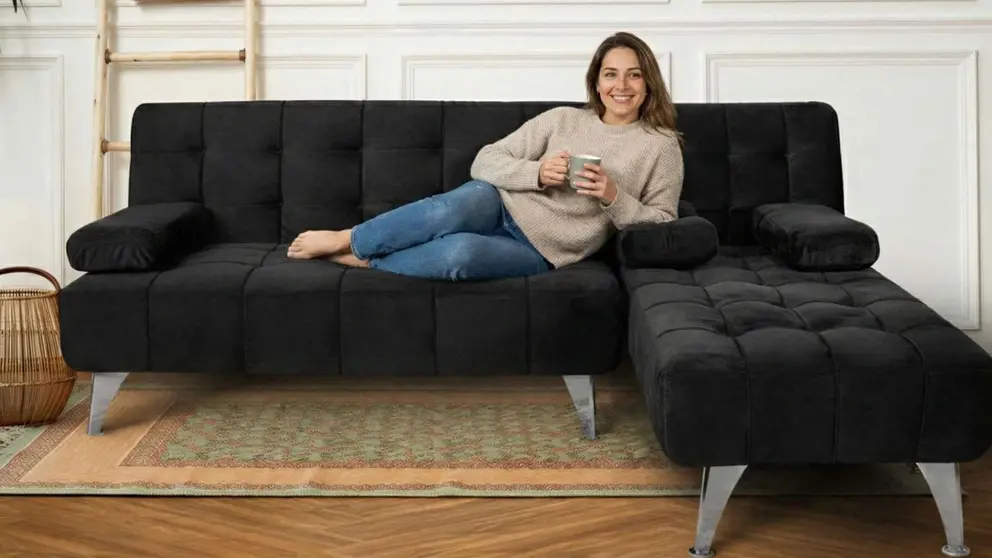 Sof&aacute;s cama de Carrefour pensados para invitados y viviendas compactas (2)