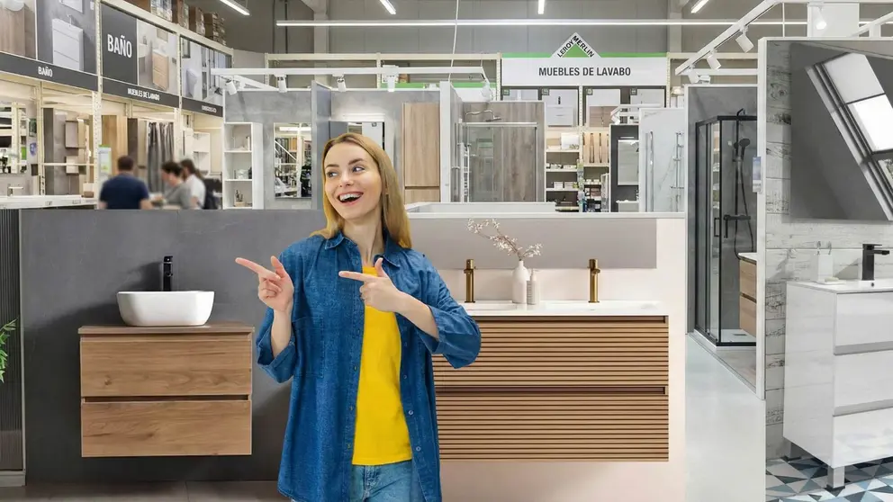 Los muebles de ba&ntilde;o de Leroy Merlin que resuelven almacenaje y dise&ntilde;o en un solo conjunto