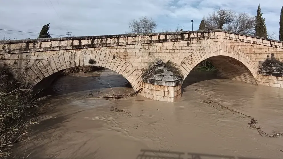 La zona de Los Puentes, en Ja&eacute;n, una de las m&aacute;s afectadas por el temporal