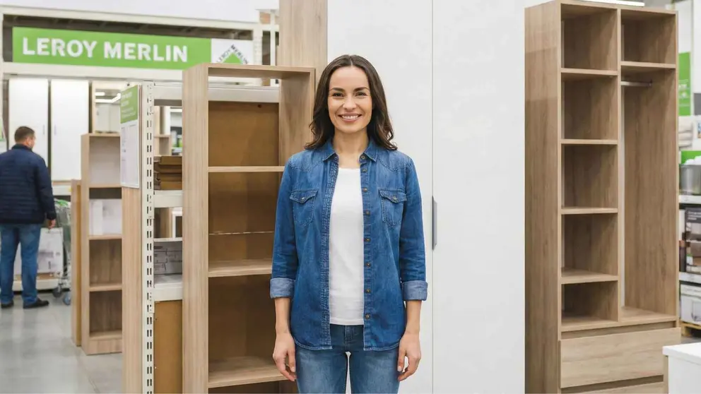 Armario de puerta abatible SPACE de Leroy Merlin