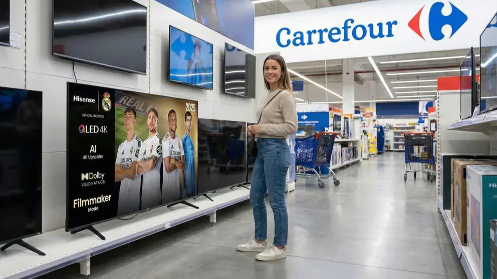 Carrefour planta cara a marcas como Samsung o LG con la rebaja de una de las televisiones con mejor rendimiento de Hisense