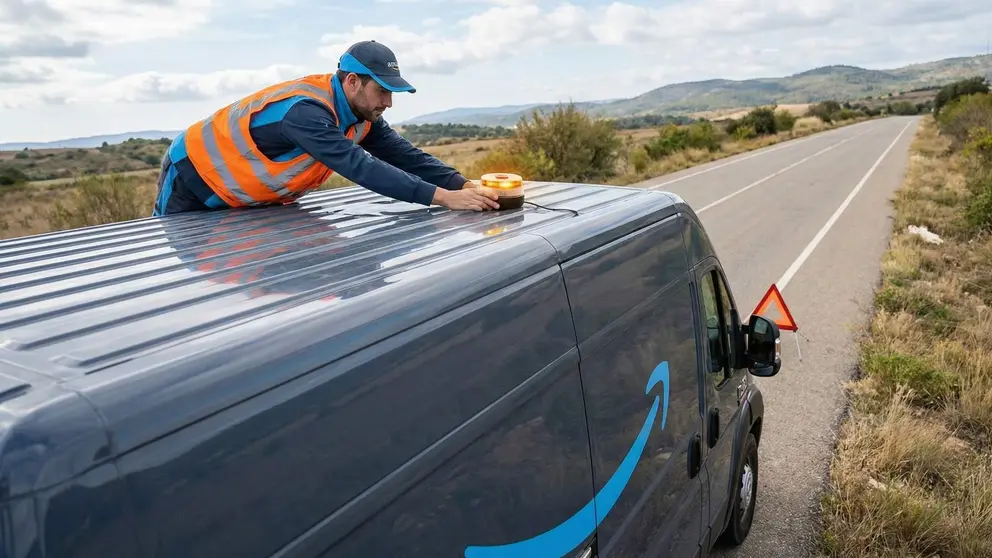 Las luces de emergencia V16 con geolocalizaci&oacute;n que ya est&aacute;n preparadas para 2026