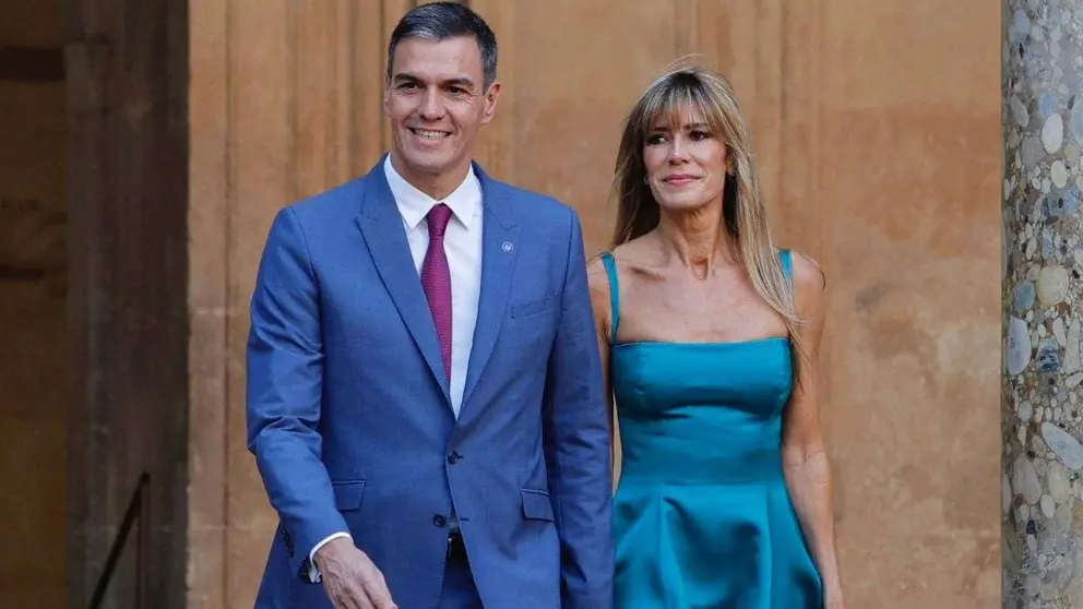 Pedro S&aacute;nchez, junto a Bego&ntilde;a G&oacute;mez