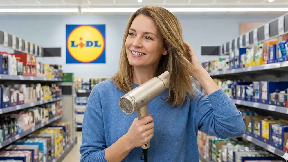 Lidl presenta una alternativa asequible, eficiente y que cuida el cabello igual o mejor que los secadores de Dyson