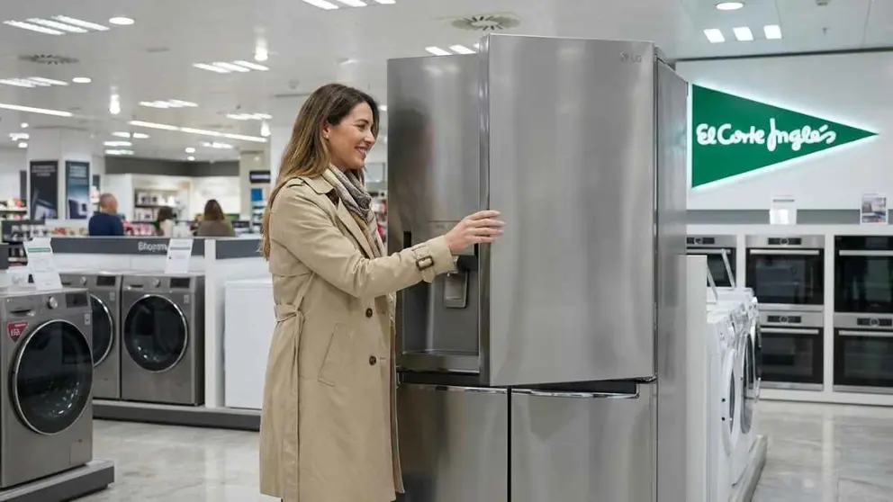 El Corte Ingl&eacute;s busca mejorar la elegancia y modernidad en las cocinas con este frigor&iacute;fico americano LG