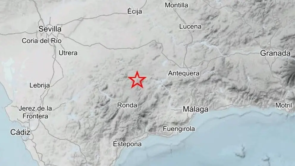 El epicentro de los terremotos se ha situado en la provincia de M&aacute;laga