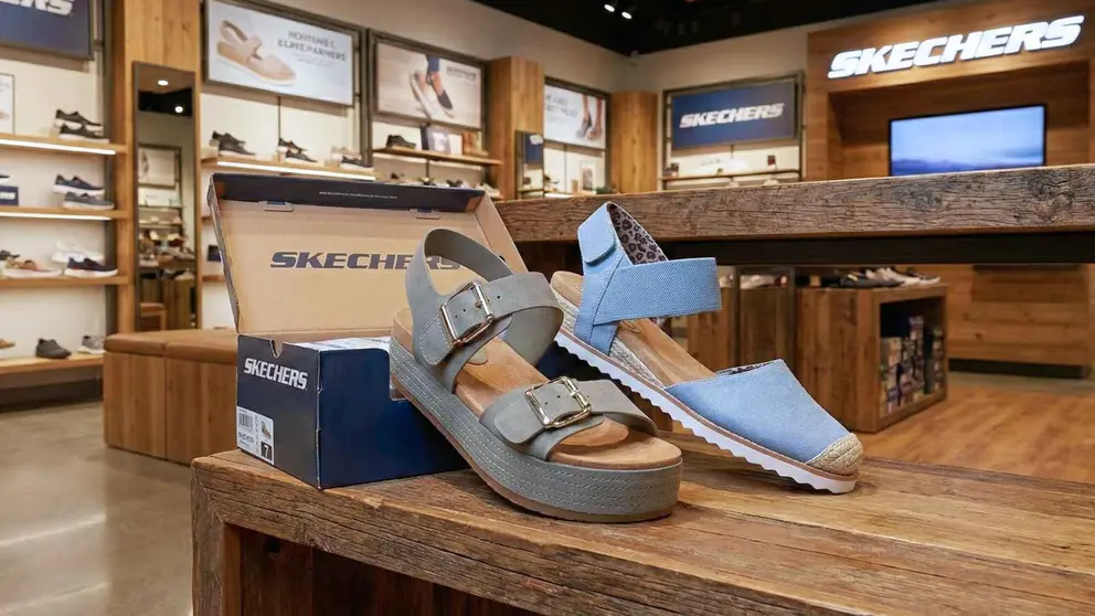 Alpargatas y sandalias con plataforma de Skechers