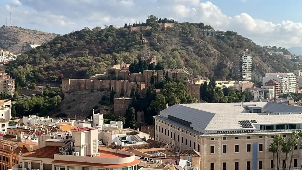 Vista del monte Gibralfaro
