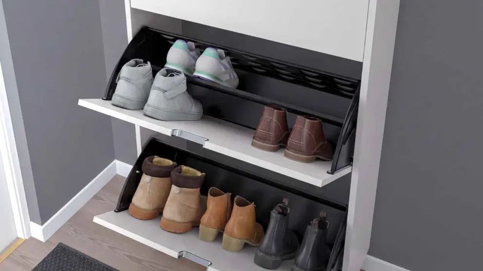 Ikea pone fin al desorden y a los calzados tirados por el suelo con estos pr&aacute;cticos y espaciosos zapateros