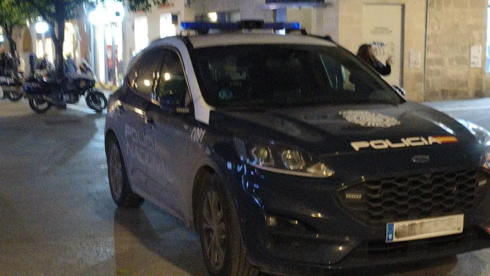 Coche de la Polic&iacute;a Nacional en Jerez