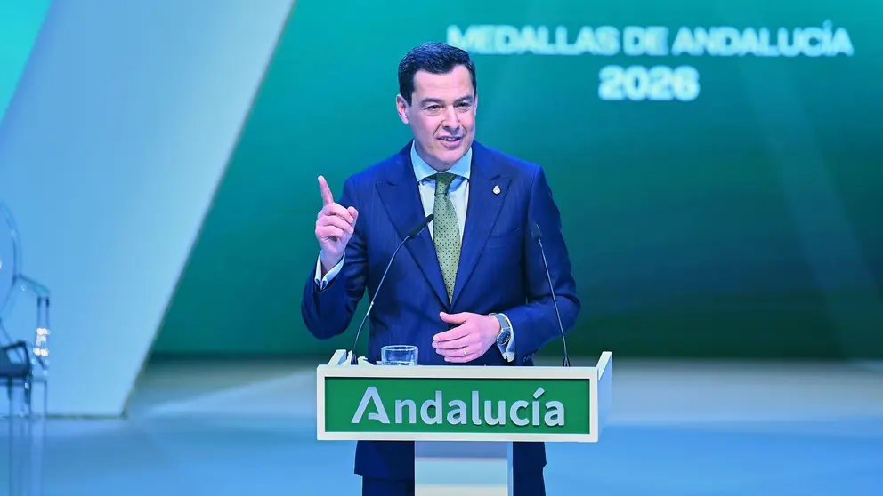 Juanma Moreno en el 28F | Salvador L&oacute;pez Medina