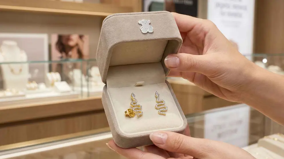 Pendientes de oro y diamantes de TOUS