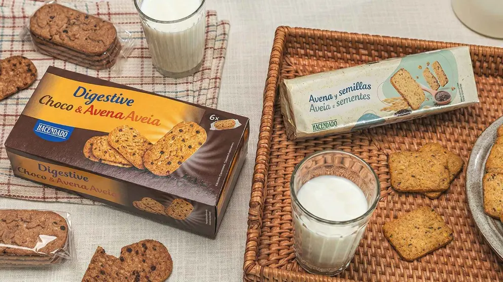 Galletas con avena y semillas Hacendado de Mercadona