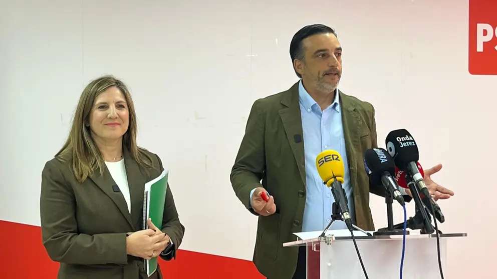 Rueda de prensa del PSOE de Jerez