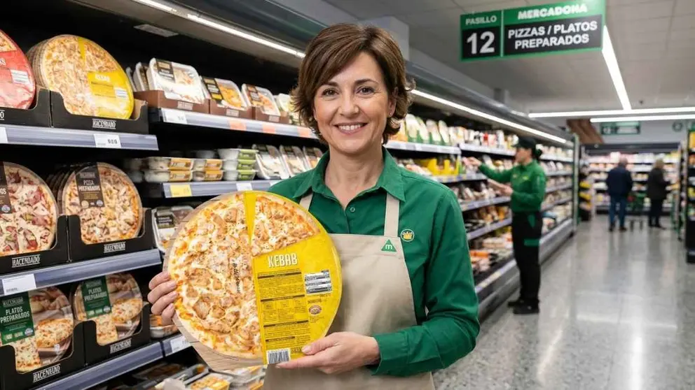 Pizza Kebab Hacendado de Mercadona