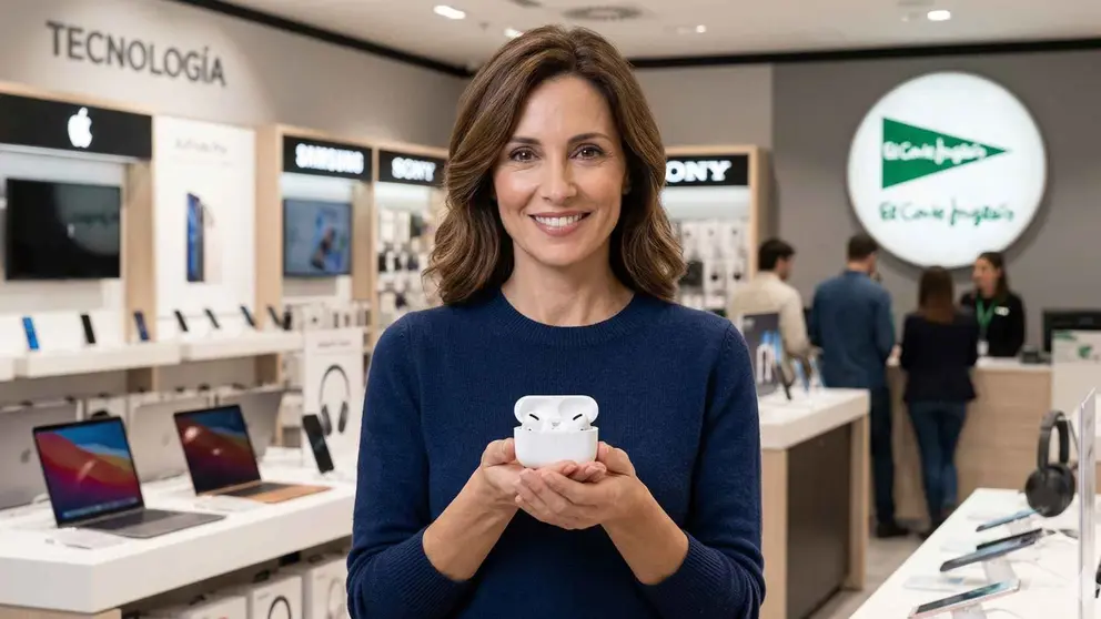 El Corte Ingl&eacute;s rebaja el &uacute;ltimo modelo de auriculares inal&aacute;mbricos de Apple y los deja a su precio m&aacute;s bajo en este 2026