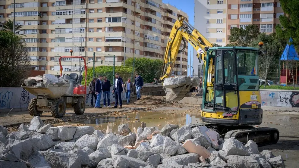 Obras en la Telegraf&iacute;a sin Hilos de C&aacute;diz