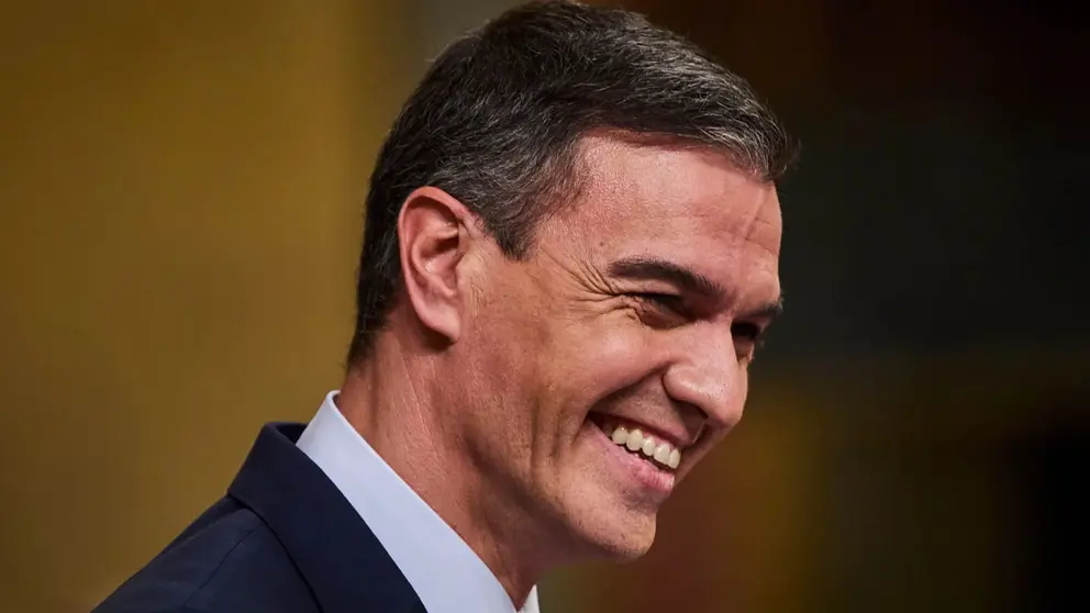 Pedro S&aacute;nchez, sonriente, en una foto de archivo