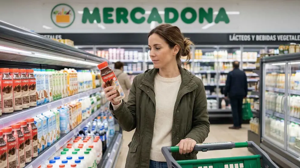 Bebida de prote&iacute;nas Hacendado de Mercadona
