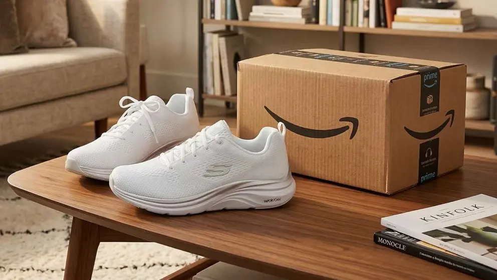 Skechers Vapor Foam - Midnight Glimmer en Amazon