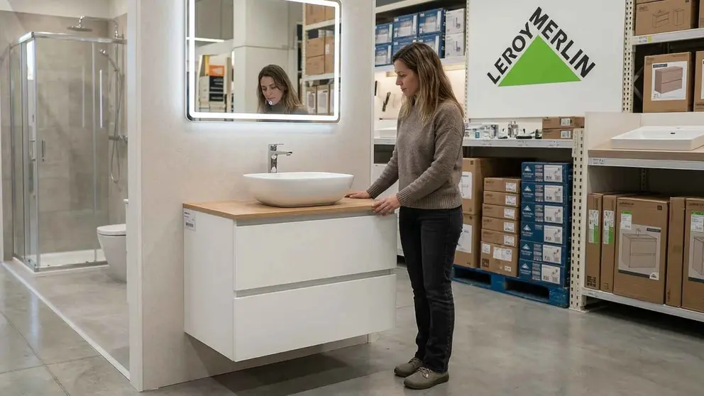 Leroy Merlin ayuda a mejorar la decoraci&oacute;n del ba&ntilde;o enfoc&aacute;ndose en el aporte de elegancia y modernidad con estos dos modelos de muebles suspendidos
