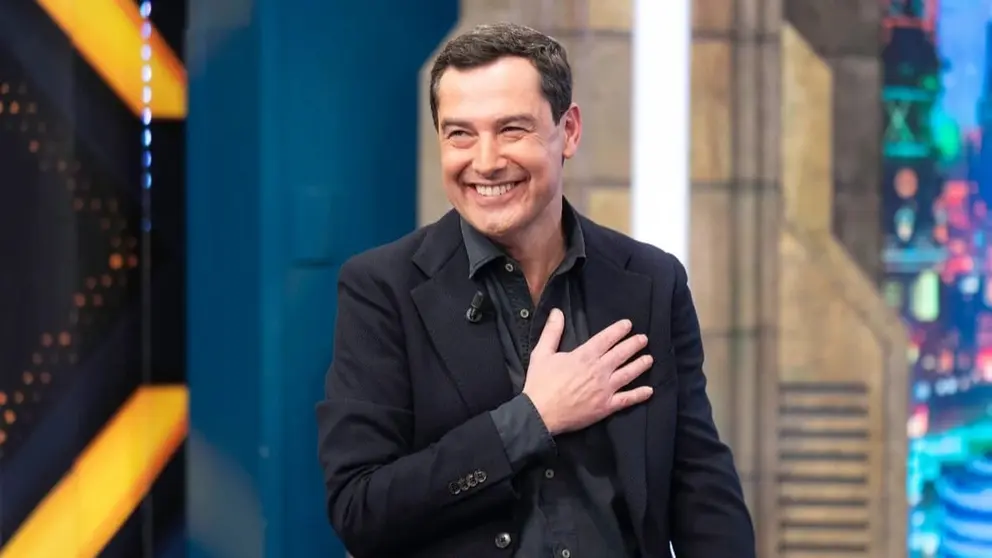 Juanma Moreno, durante su visita reciente a 'El Hormiguero'