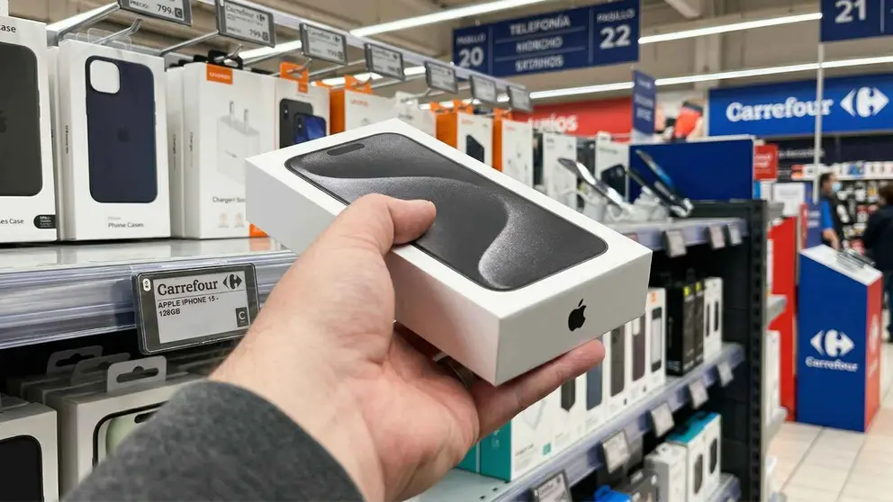 iPhone 15 en Carrefour