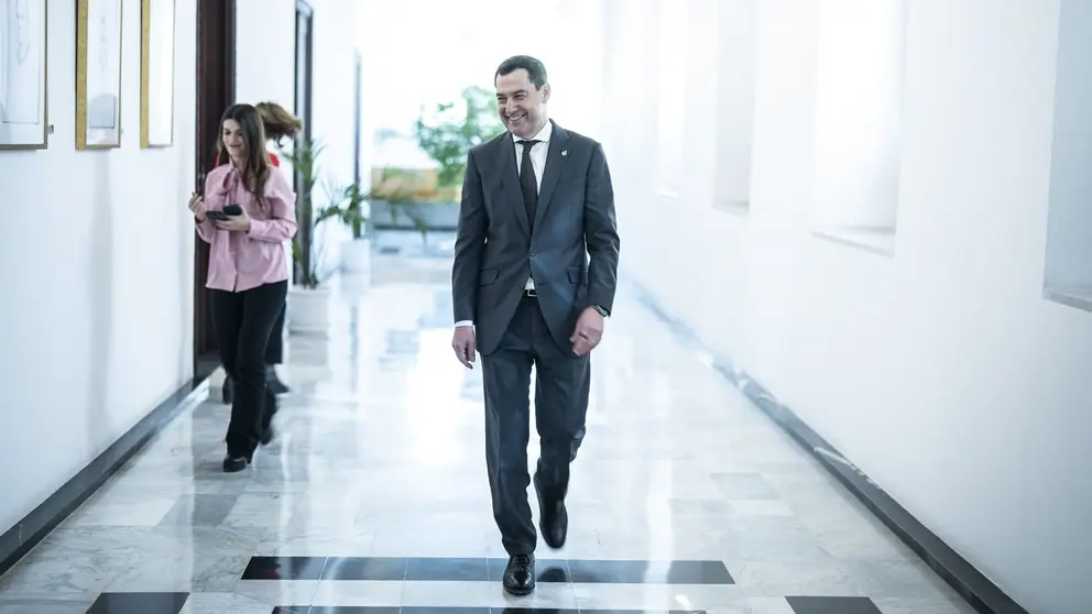 Juanma Moreno se ha mostrado partidario de no entrar en una campa&ntilde;a de confrontaci&oacute;n