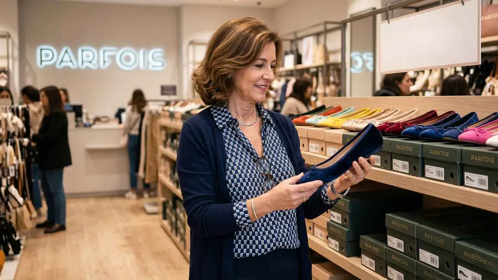 Una mujer en una tienda de Parfois