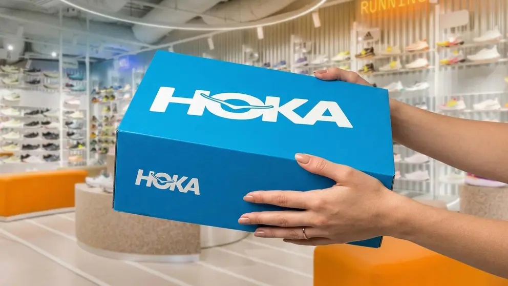 Zapatillas Hoka en El Corte Ingl&eacute;s con malla transpirable y buena tracci&oacute;n en asfalto