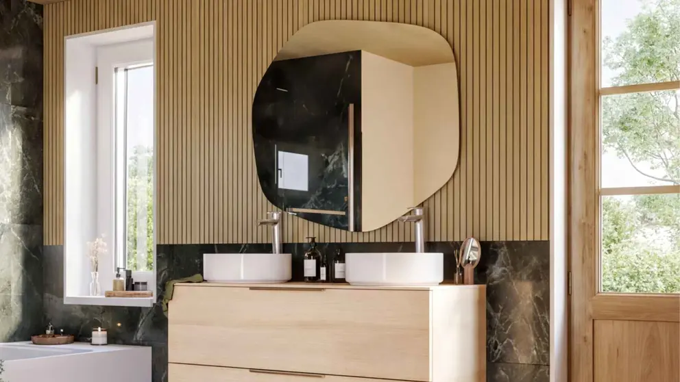 Consigue tener un ba&ntilde;o de dise&ntilde;o con estos modernos y estilosos espejos LED de Leroy Merlin