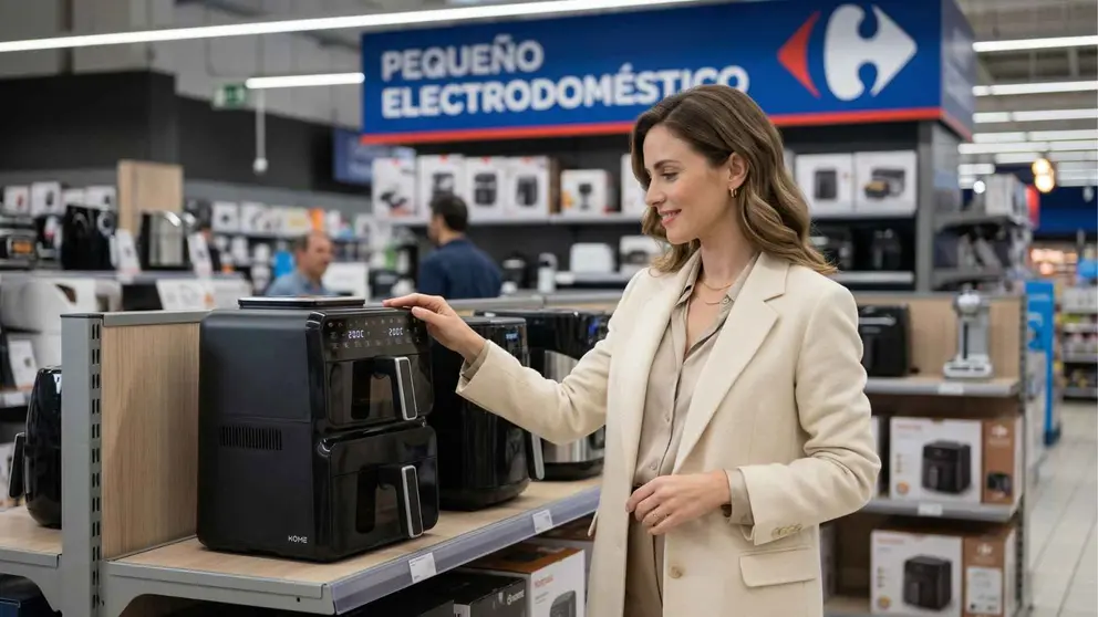 Carrefour presenta su nueva freidora: tan grande y potente como un horno