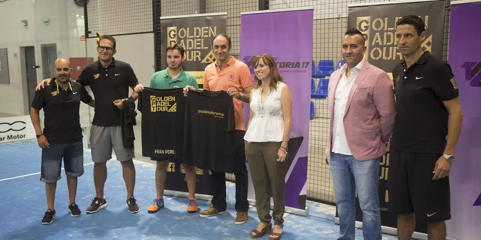 Presentaci&oacute;n de la 3&ordf; Prueba del Golden Padel Tour Talleres Victoria 17 en las instalaciones de Padel Extreme en Jerez | Miguel Barrios para Grupo MIRA