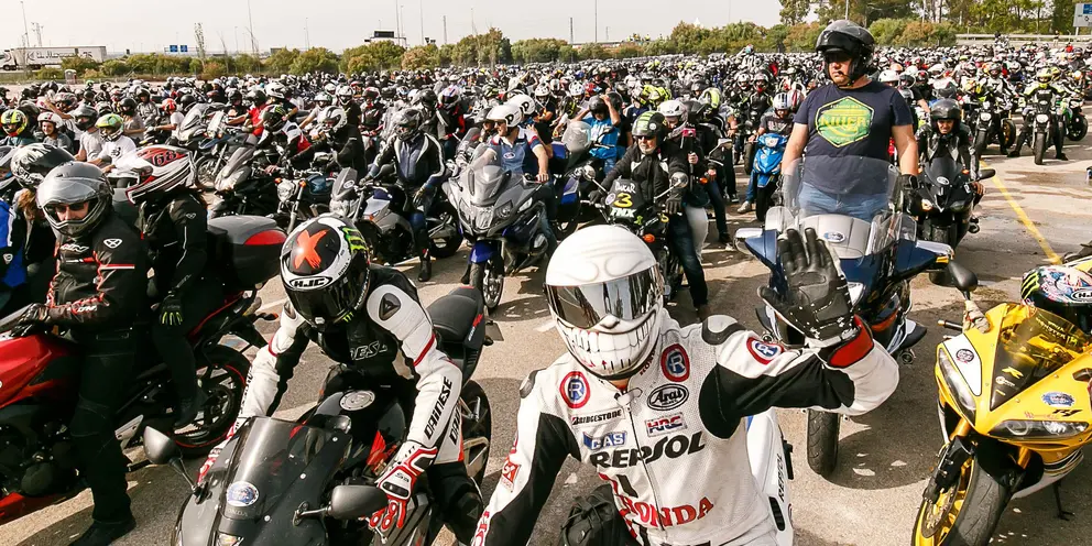 Moteros en el Circuito de Jerez