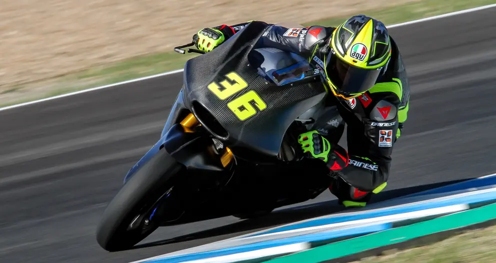 Joan Mir entrenando en el Circuito de Jerez