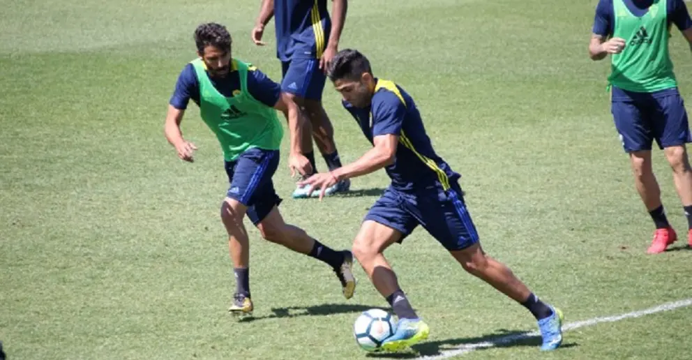 Los amarillos se han ejercitado esta ma&ntilde;ana en El Rosal.