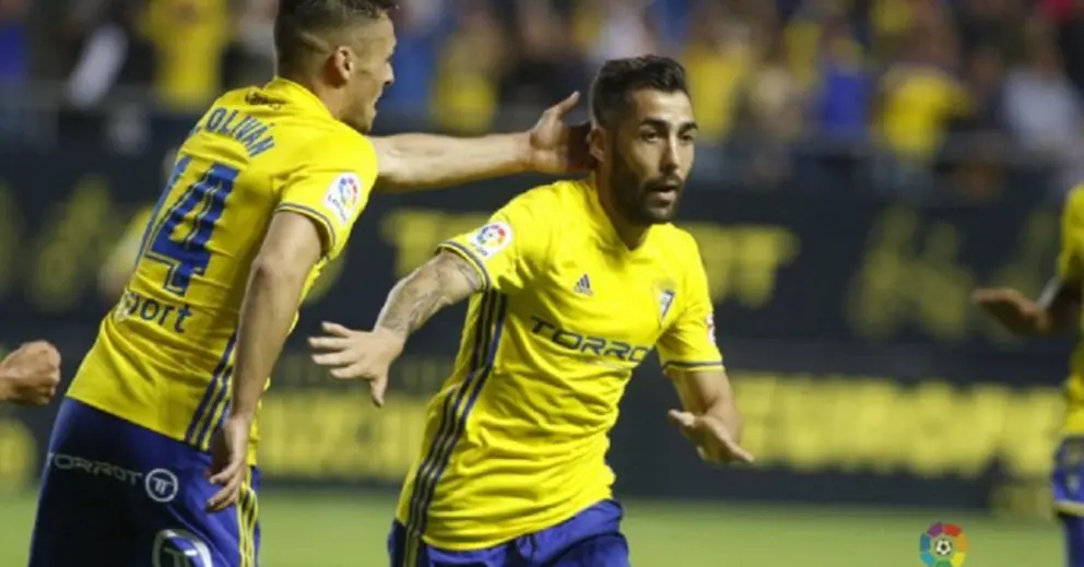 Alberto Perea anot&oacute; el gol del C&aacute;diz.