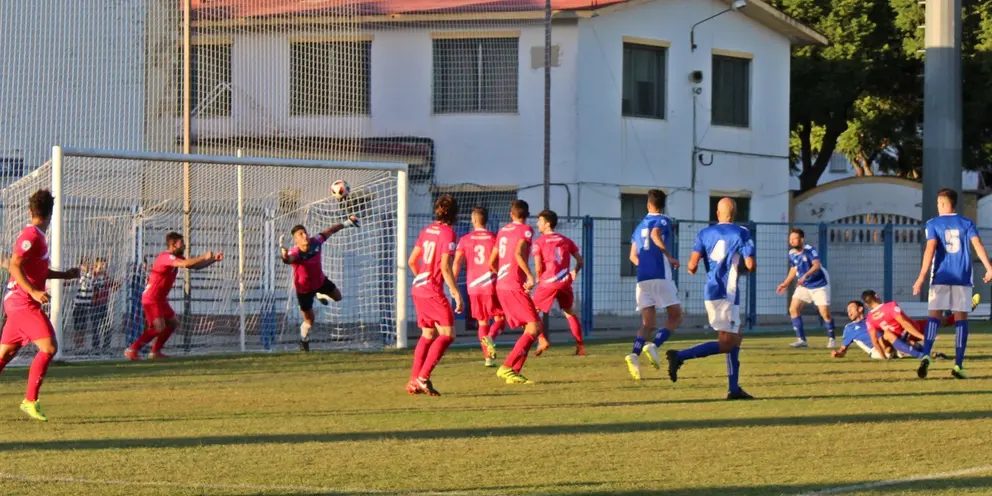 Xerez CD vs &Eacute;cija. 14/10/2018. Alejandro Jim&eacute;nez
