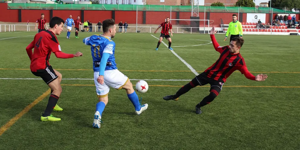 CD Gerena vs Xerez CD. Temporada 2017-2018./ Alejandro Jim&eacute;nez