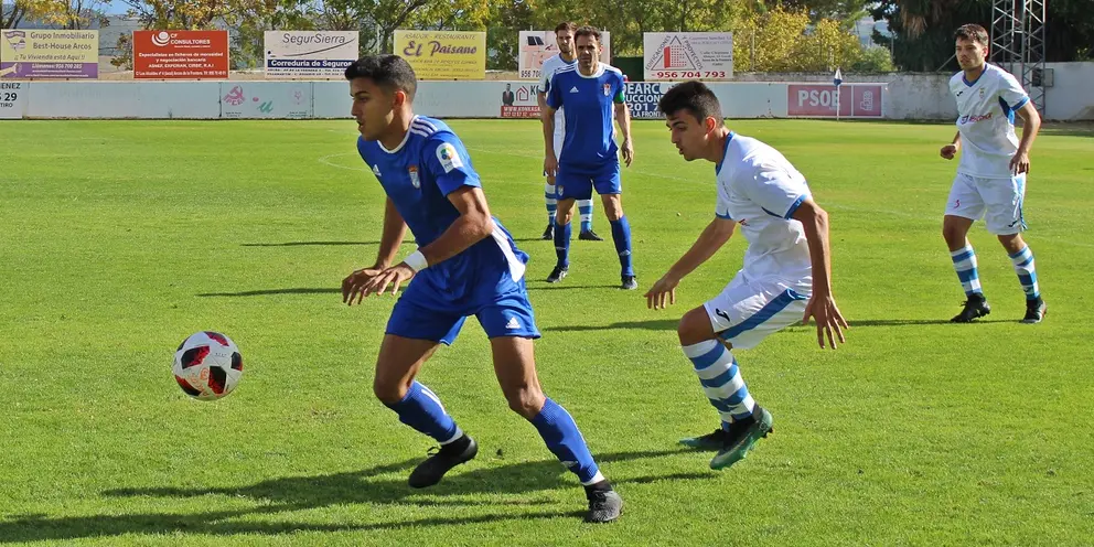 Arcos CF vs Xerez CD. 11-11-2018./ Alejandro Jim&eacute;nez