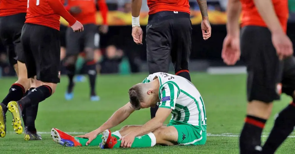 Canales en el Real Betis - Rennes (2019)