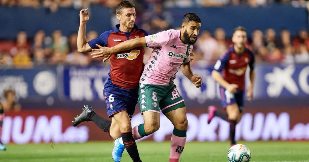 Nabil Fekir en una acci&oacute;n del partido. Foto: Real Betis